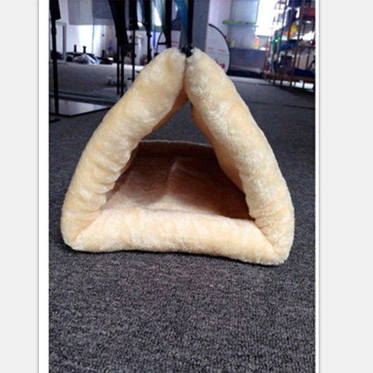 KFX-1244477 Cozy Cat Tunnel Sleeping Bag Nest with Crinkle Sound – Suede and Plush Fabric, 90x75cm