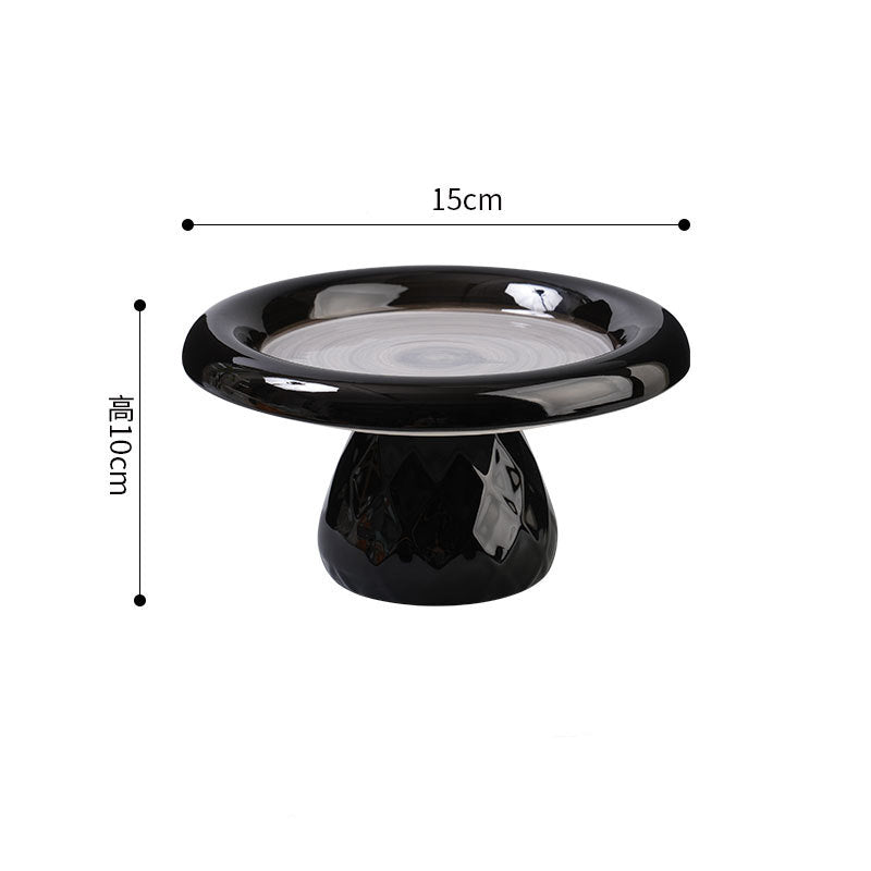 KFX-1246397 Ceramic Cat Bowl with Neck Protection and Stability for Canned Food and Snacks