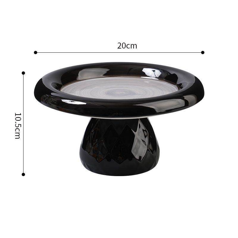 KFX-1246397 Ceramic Cat Bowl with Neck Protection and Stability for Canned Food and Snacks