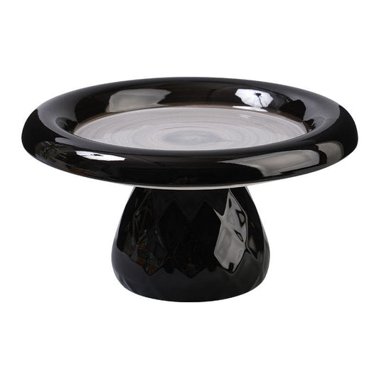 KFX-1246397 Ceramic Cat Bowl with Neck Protection and Stability for Canned Food and Snacks