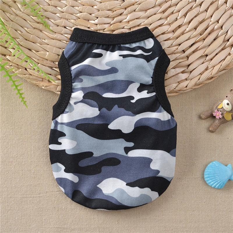 KFX-1246781 Floral Cotton Vest for Small Dogs in Multiple Fun Designs and Sizes