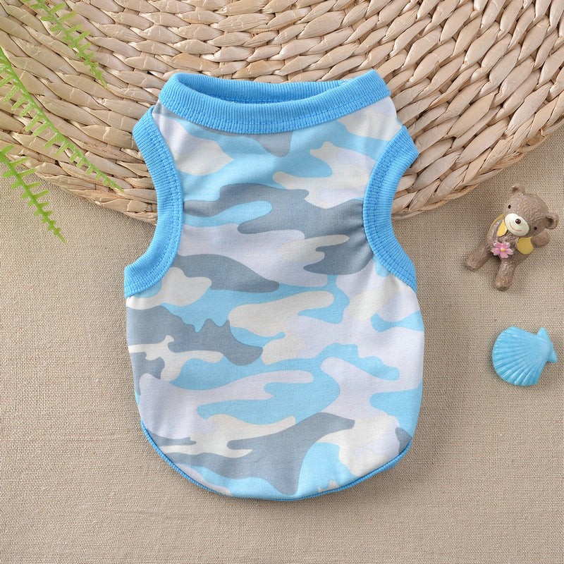 KFX-1246781 Floral Cotton Vest for Small Dogs in Multiple Fun Designs and Sizes