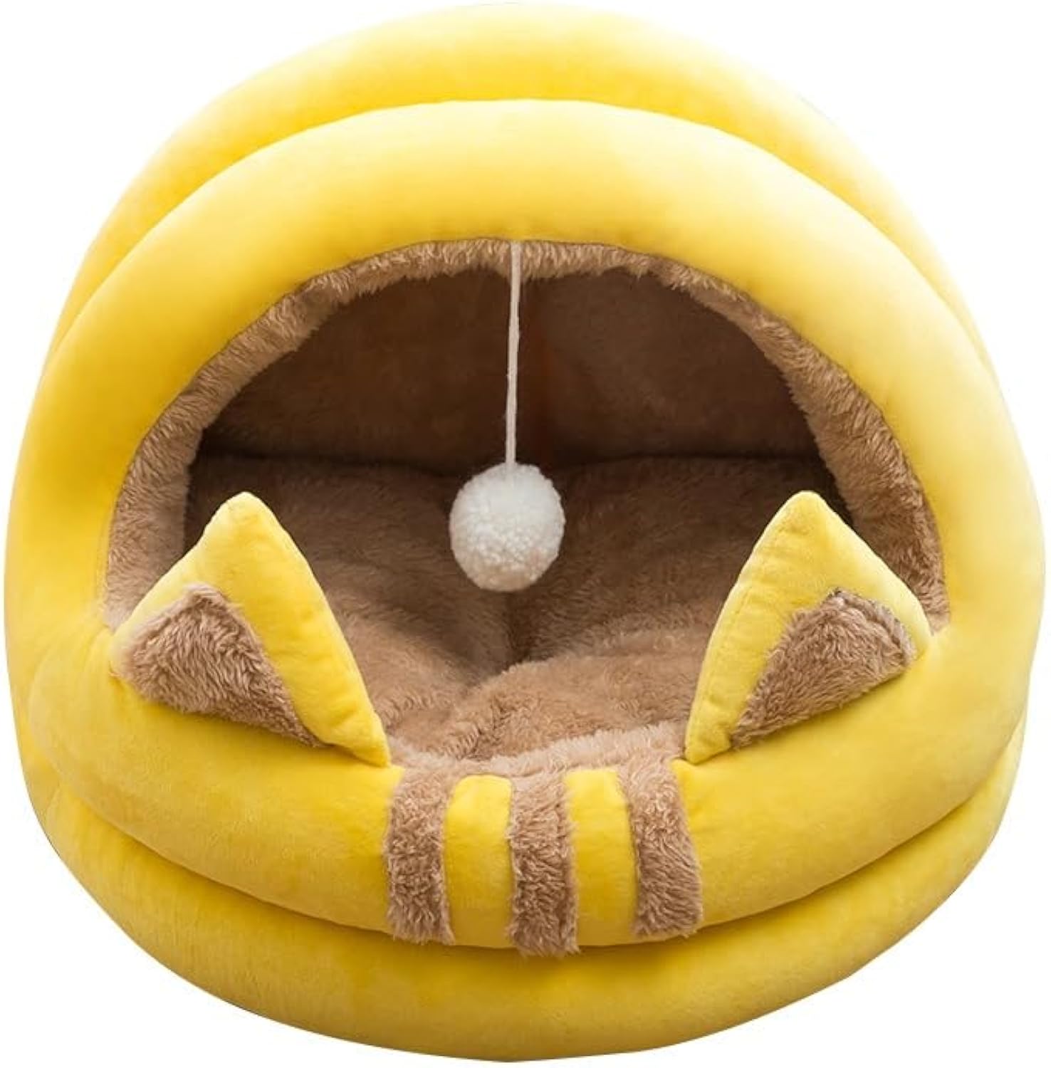 KFX-1247677 Summer Comfort Cat Nest Bed - Semi-Enclosed Cozy Hideaway for Cats
