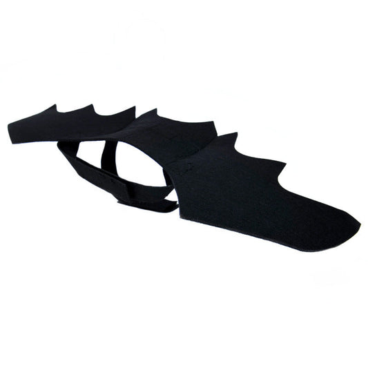 KFX-1250749 Transformative Bat Wings Costume for Small Dogs and Cats in Black Felt Cloth