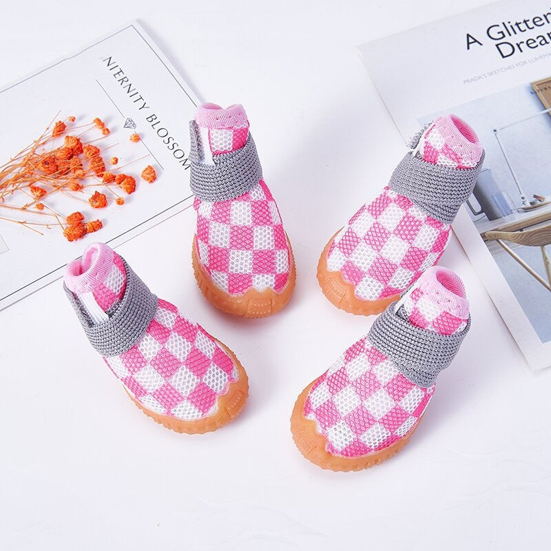 KFX-1252797 Non-Slip, Wear-Resistant Pet Shoes for Dogs - Various Colors and Sizes Available