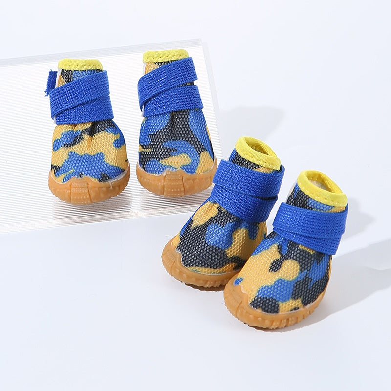 KFX-1252797 Non-Slip, Wear-Resistant Pet Shoes for Dogs - Various Colors and Sizes Available
