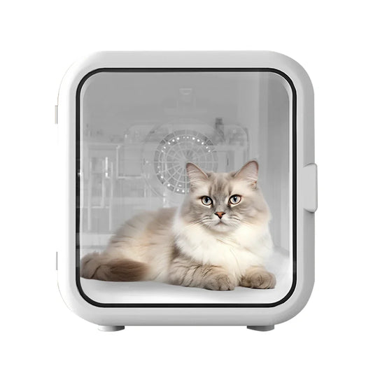 KFX-125523 Intelligent Pet Drying Box with Temperature Control for Cats and Dogs - Silent Hair Dryer