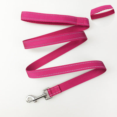 KFX-1255741 Adjustable Dog Harness and Leash Set for Outdoor Walking - Durable Chest and Back Traction Rope