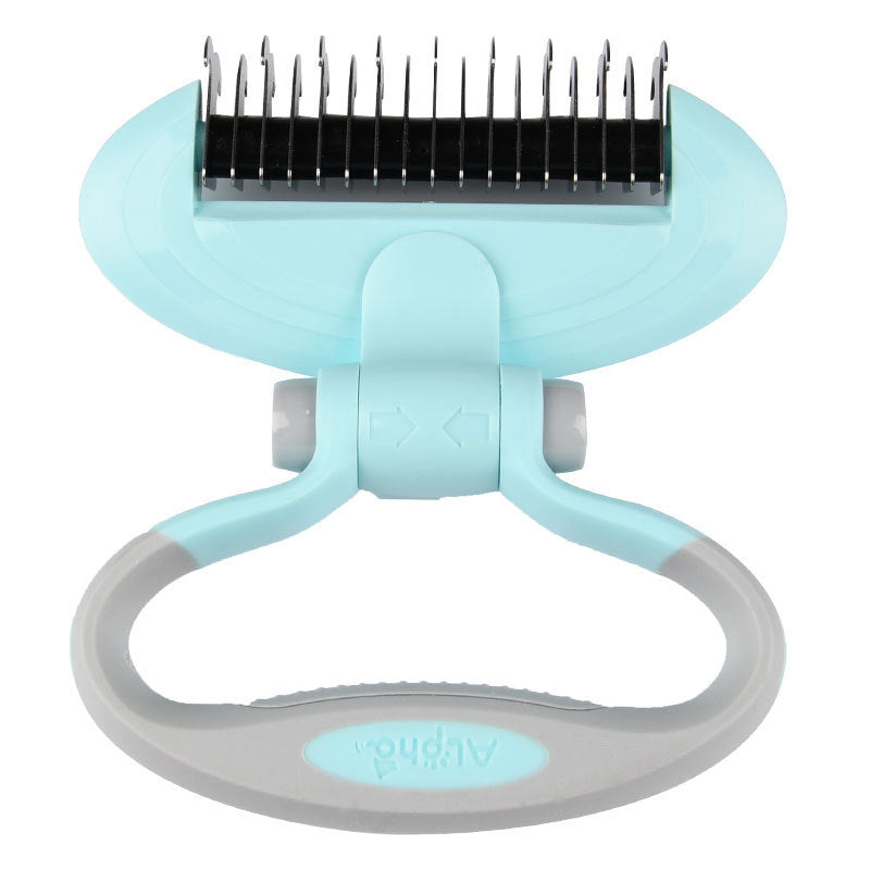 KFX-1257533 Dual-Headed Dog Comb for Knot Removal and Grooming Universal Use for All Breeds