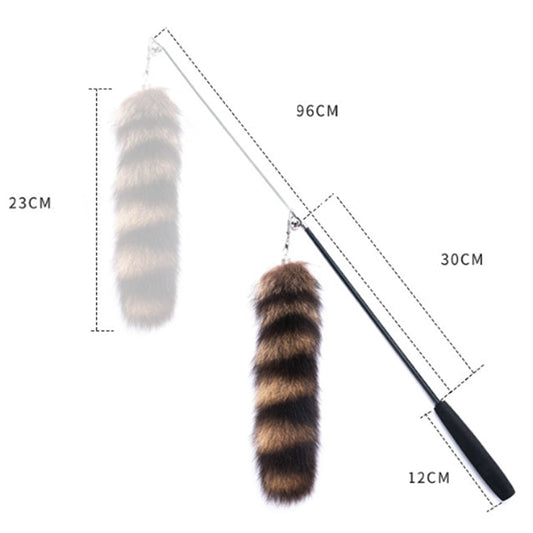 KFX-1259197 Interactive Cat Toy Wand with Elastic String for Engaging Play and Exercise