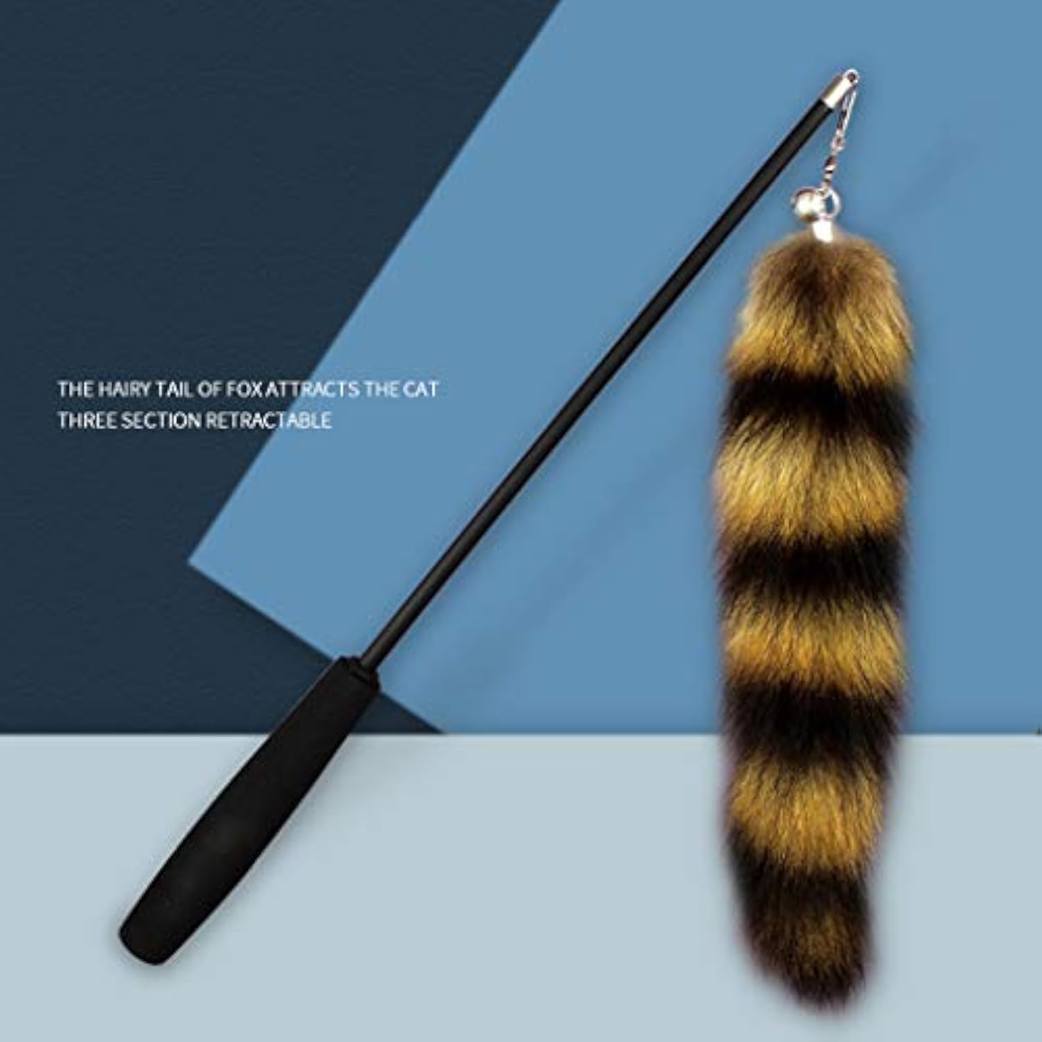 KFX-1259197 Interactive Cat Toy Wand with Elastic String for Engaging Play and Exercise