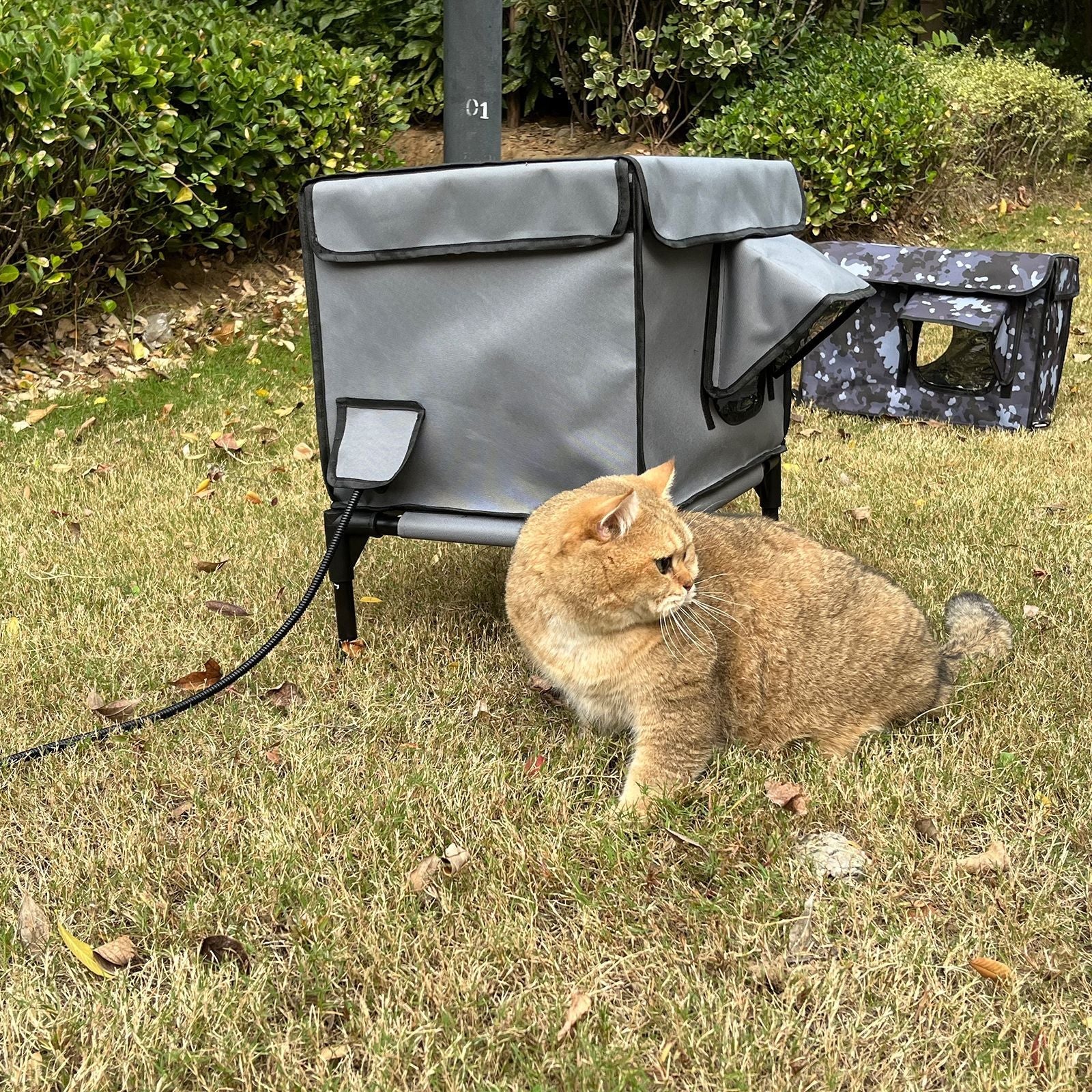 KFX-1265341 Foldable Insulated Cat Nest with Thermo Sensitive Switch - S, M, L Sizes Available