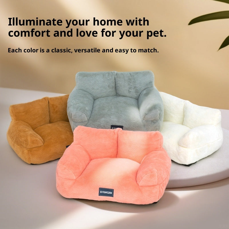 KFX-1265725 Dehaired Angora Removable Pet Bed Kennel in Various Colors and Sizes