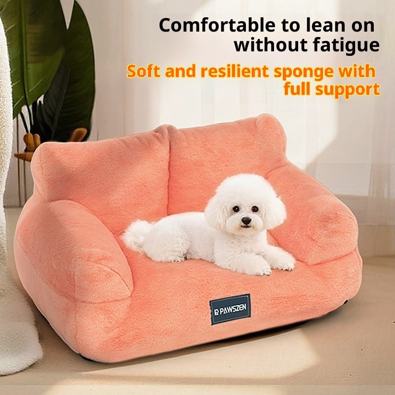 KFX-1265725 Dehaired Angora Removable Pet Bed Kennel in Various Colors and Sizes