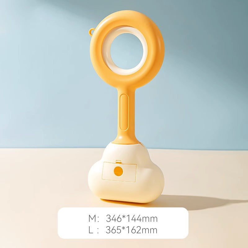 KFX-1268925 Cloud-Shaped Pooper Scooper for Outdoor Pet Waste Cleanup, Comfortable No-Contact Design