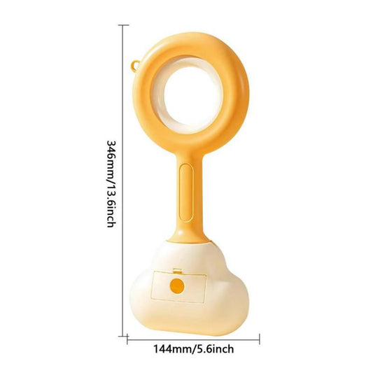 KFX-1268925 Cloud-Shaped Pooper Scooper for Outdoor Pet Waste Cleanup, Comfortable No-Contact Design