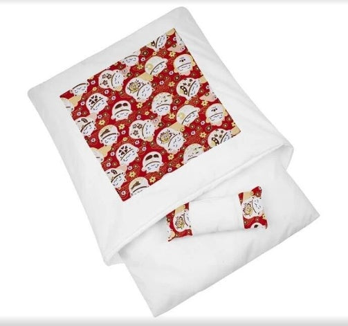 KFX-1271485 Cozy Winter Cat Bed with Removable Washable Quilt for All Seasons