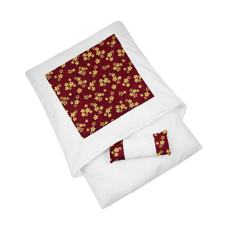 KFX-1271485 Cozy Winter Cat Bed with Removable Washable Quilt for All Seasons