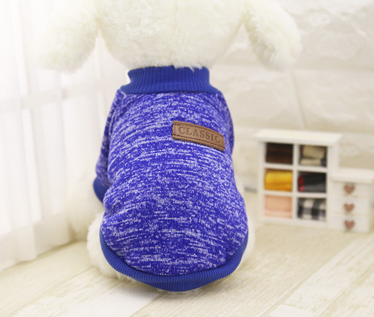 KFX-1272509 Classic Knit Hoodie for Autumn and Winter - Cozy Cotton and Polyester Blend
