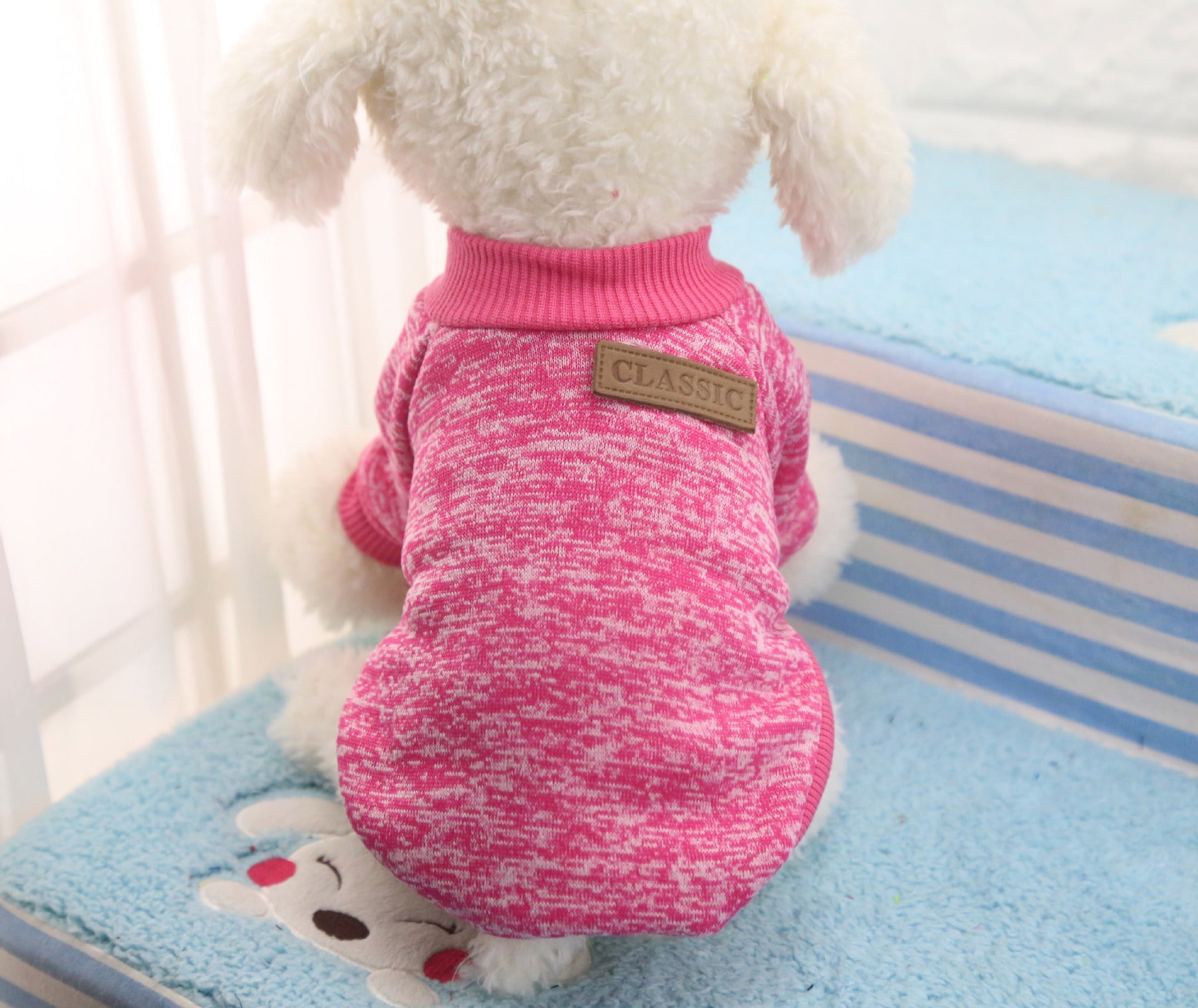 KFX-1272509 Classic Knit Hoodie for Autumn and Winter - Cozy Cotton and Polyester Blend