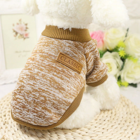 KFX-1272509 Classic Knit Hoodie for Autumn and Winter - Cozy Cotton and Polyester Blend