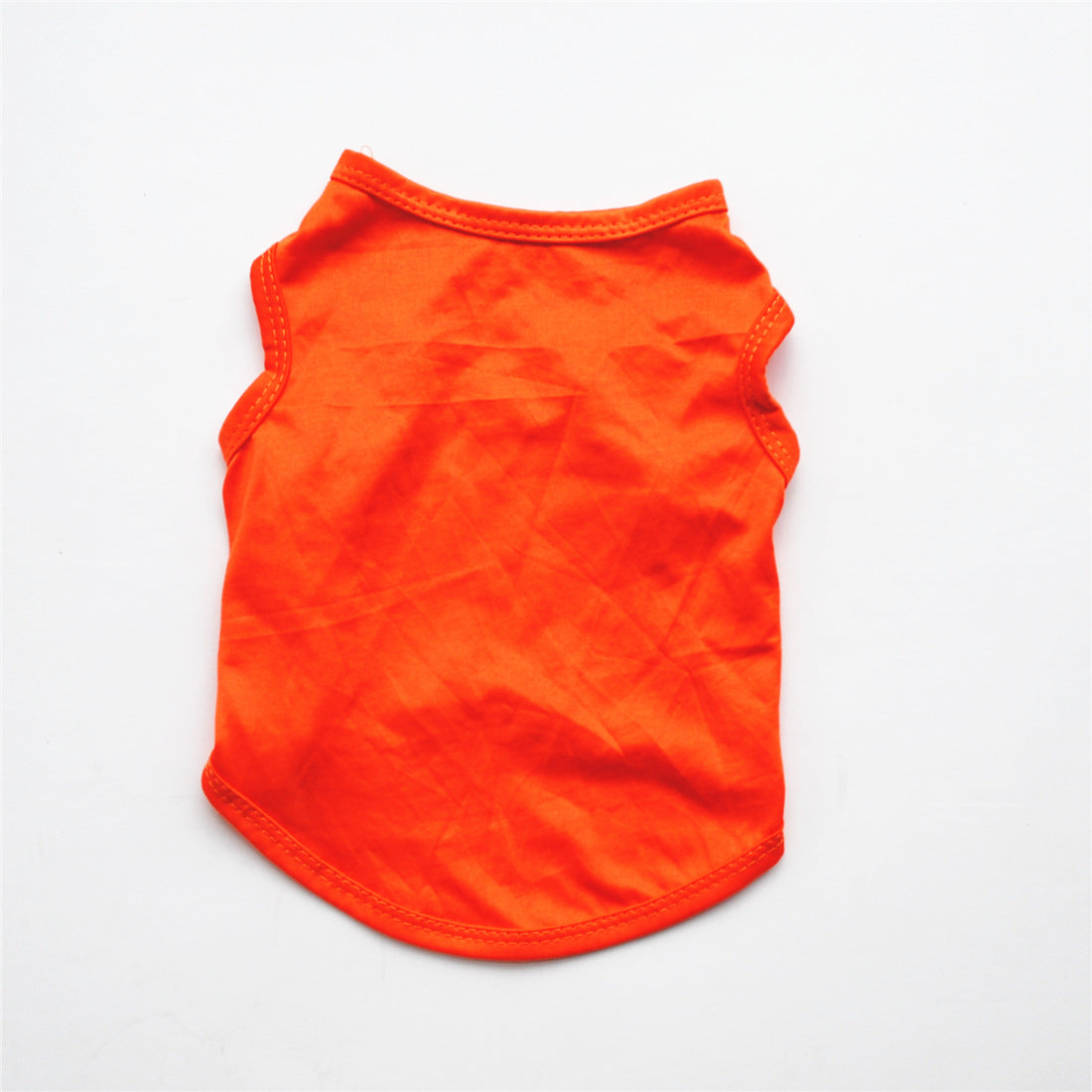 KFX-1273789 Solid Color Casual Dog Vest - Thin White Edition for All Dogs