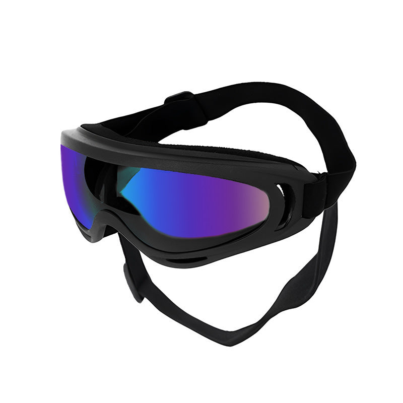 KFX-1274813 Dog Windproof Plastic Sunglasses with Colored Lenses - Casual Style, PVC Material