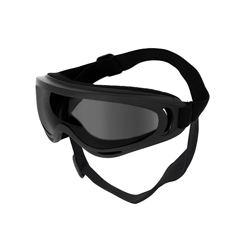 KFX-1274813 Dog Windproof Plastic Sunglasses with Colored Lenses - Casual Style, PVC Material