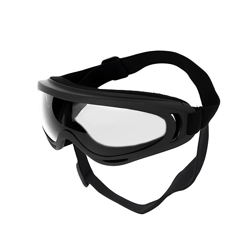 KFX-1274813 Dog Windproof Plastic Sunglasses with Colored Lenses - Casual Style, PVC Material