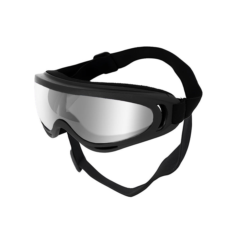 KFX-1274813 Dog Windproof Plastic Sunglasses with Colored Lenses - Casual Style, PVC Material