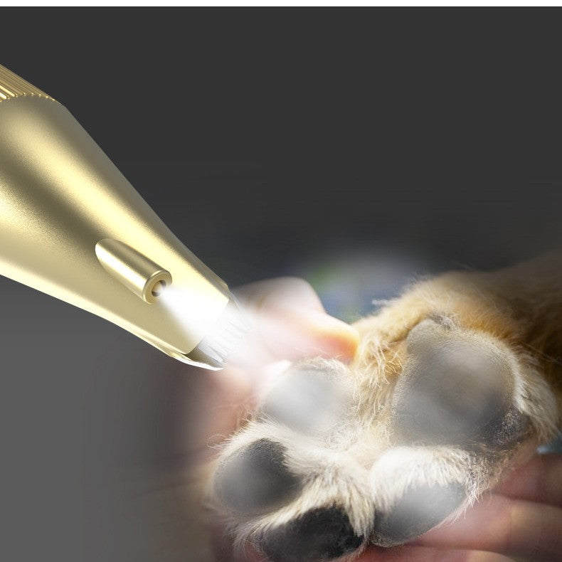 KFX-1278781 Rechargeable Cat Grooming Tool with LED Light and USB Charging