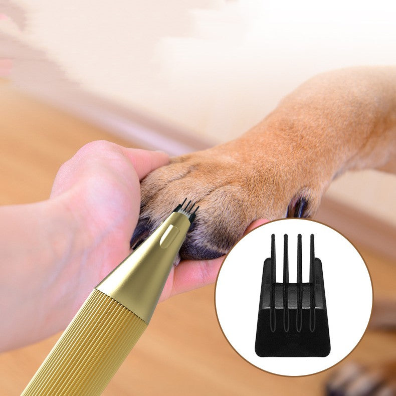 KFX-1278781 Rechargeable Cat Grooming Tool with LED Light and USB Charging