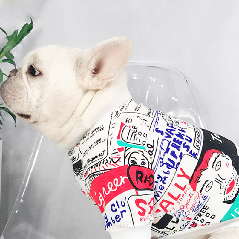 KFX-1279549 Cozy Cotton T-Shirt for Pets - Ideal for Autumn and Winter Wear