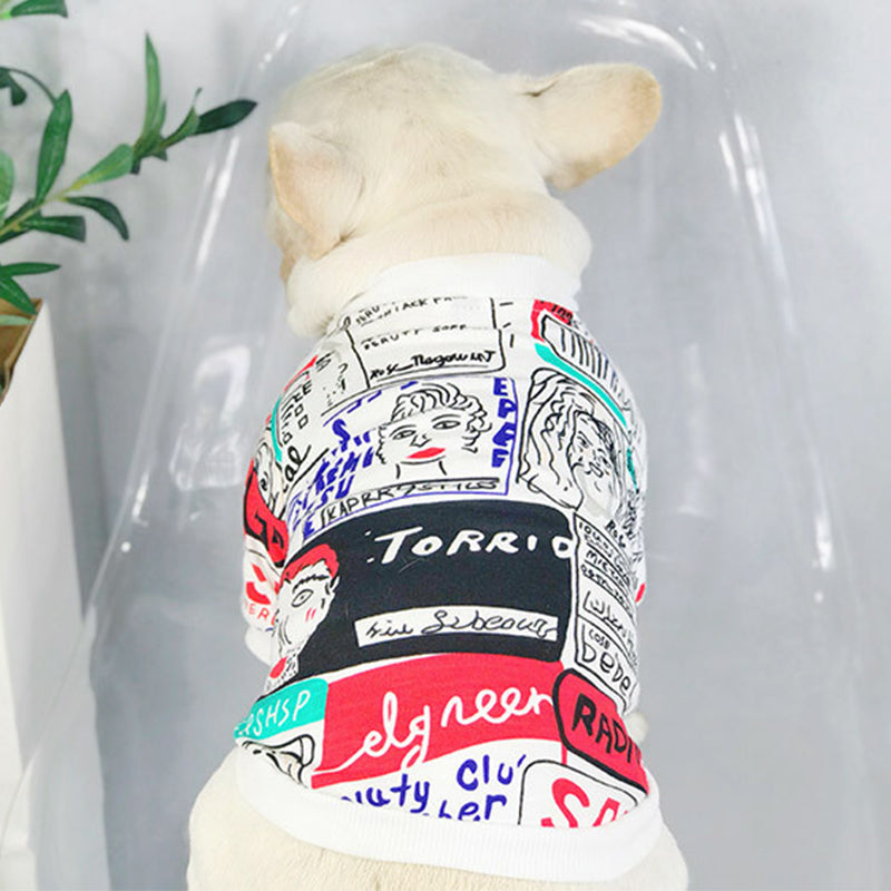 KFX-1279549 Cozy Cotton T-Shirt for Pets - Ideal for Autumn and Winter Wear