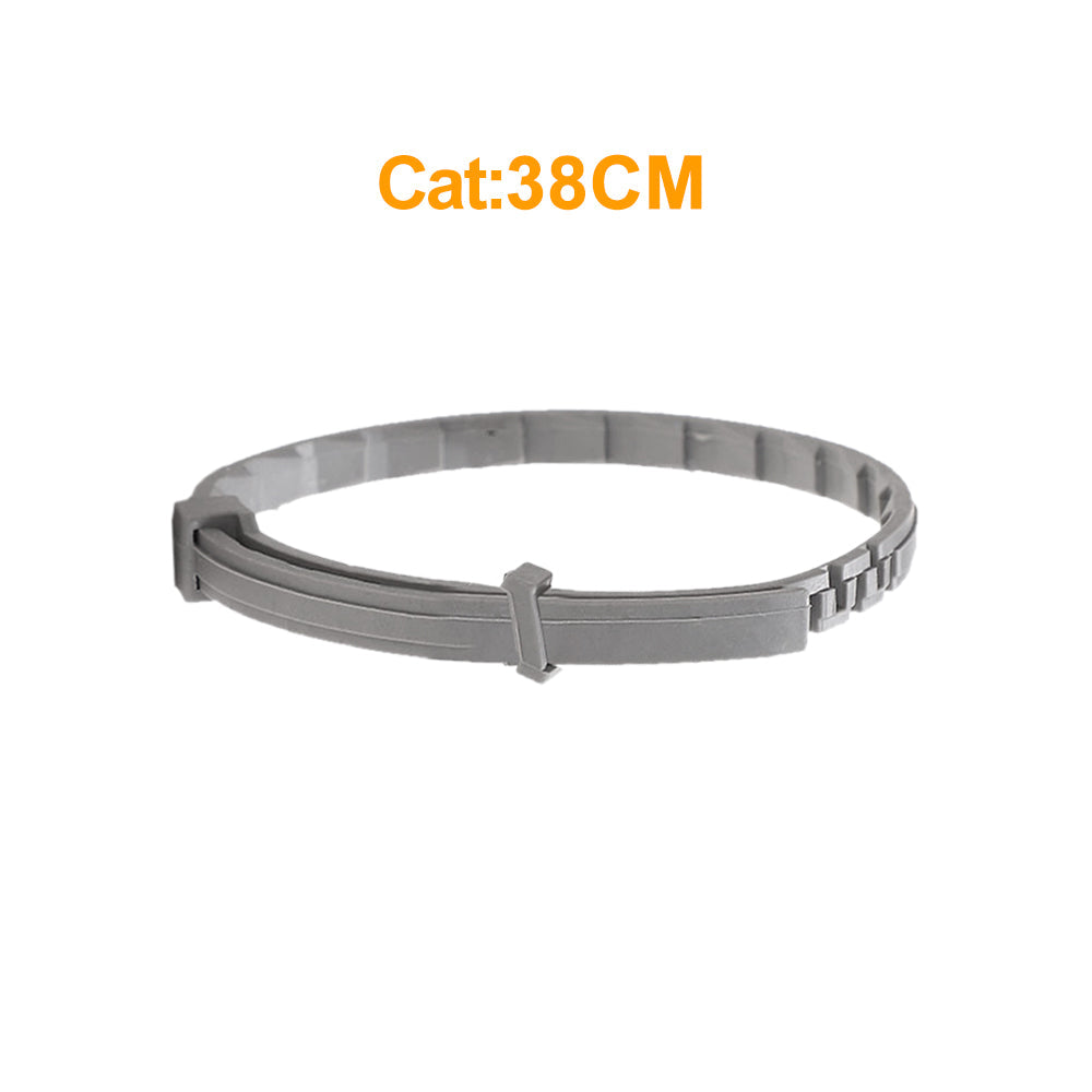 KFX-1280957 Flea-Repellent Silicone Collar for Large Dogs and Small Dogs or Cats - All-Season Design
