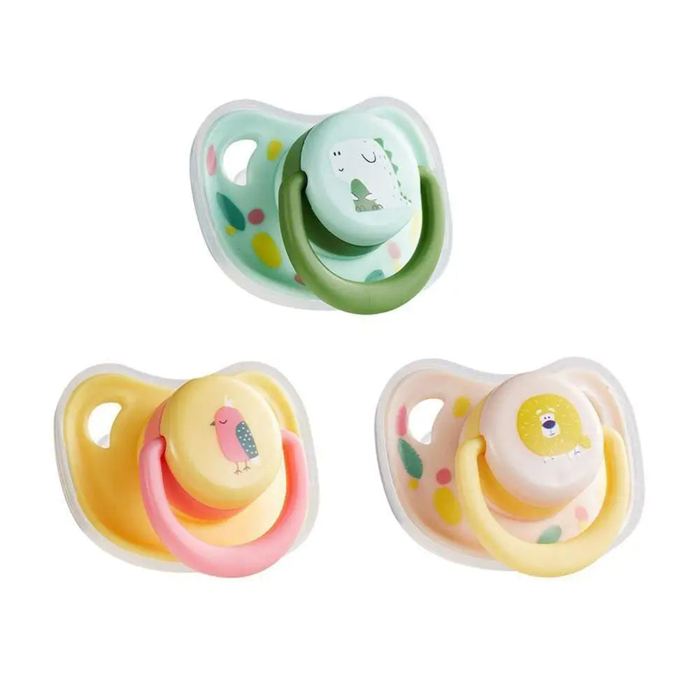 KFX-1281597 Poodle Molar Bite Silicone Pet Toy - Little Lion, Chick, and Dinosaur Nipple Designs