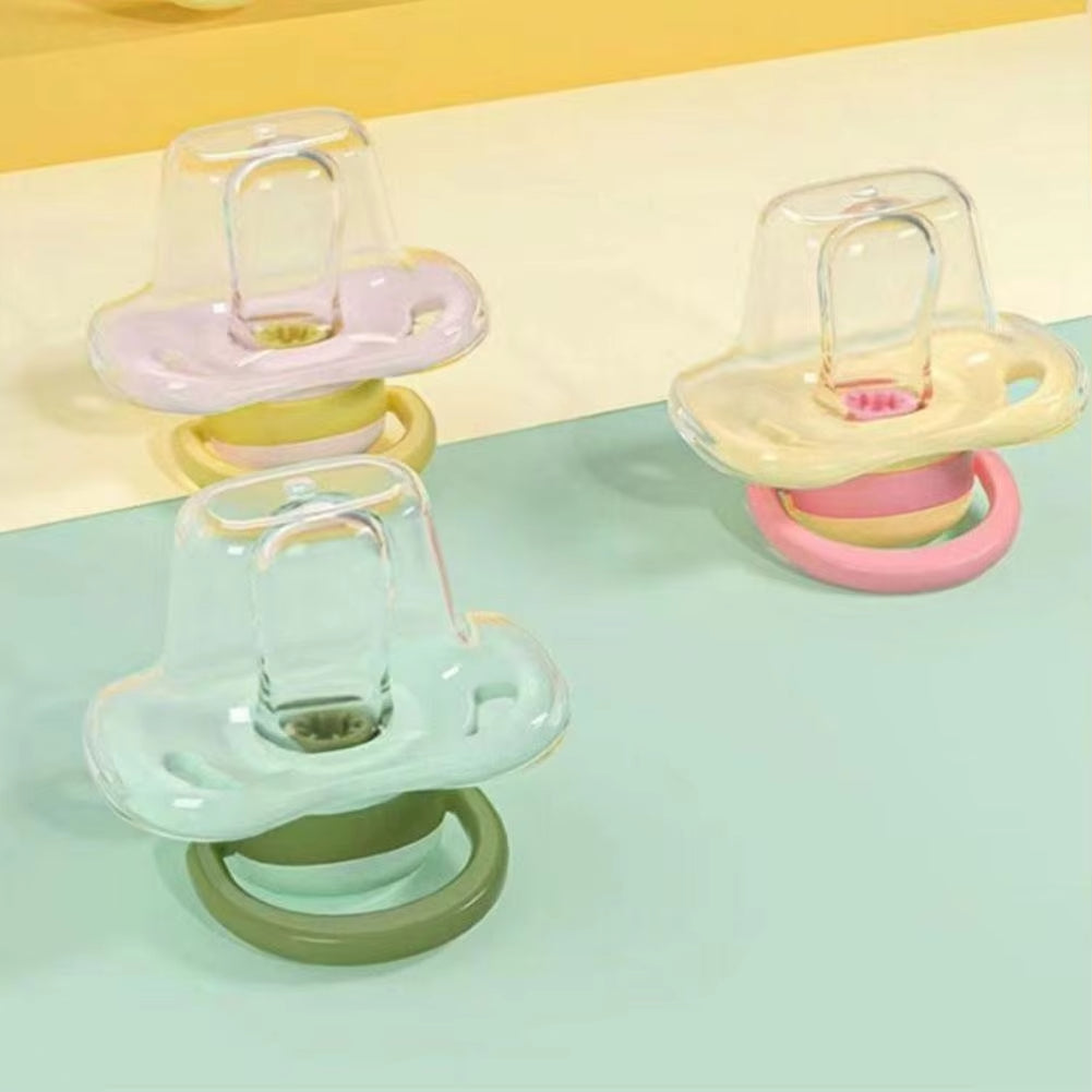 KFX-1281597 Poodle Molar Bite Silicone Pet Toy - Little Lion, Chick, and Dinosaur Nipple Designs