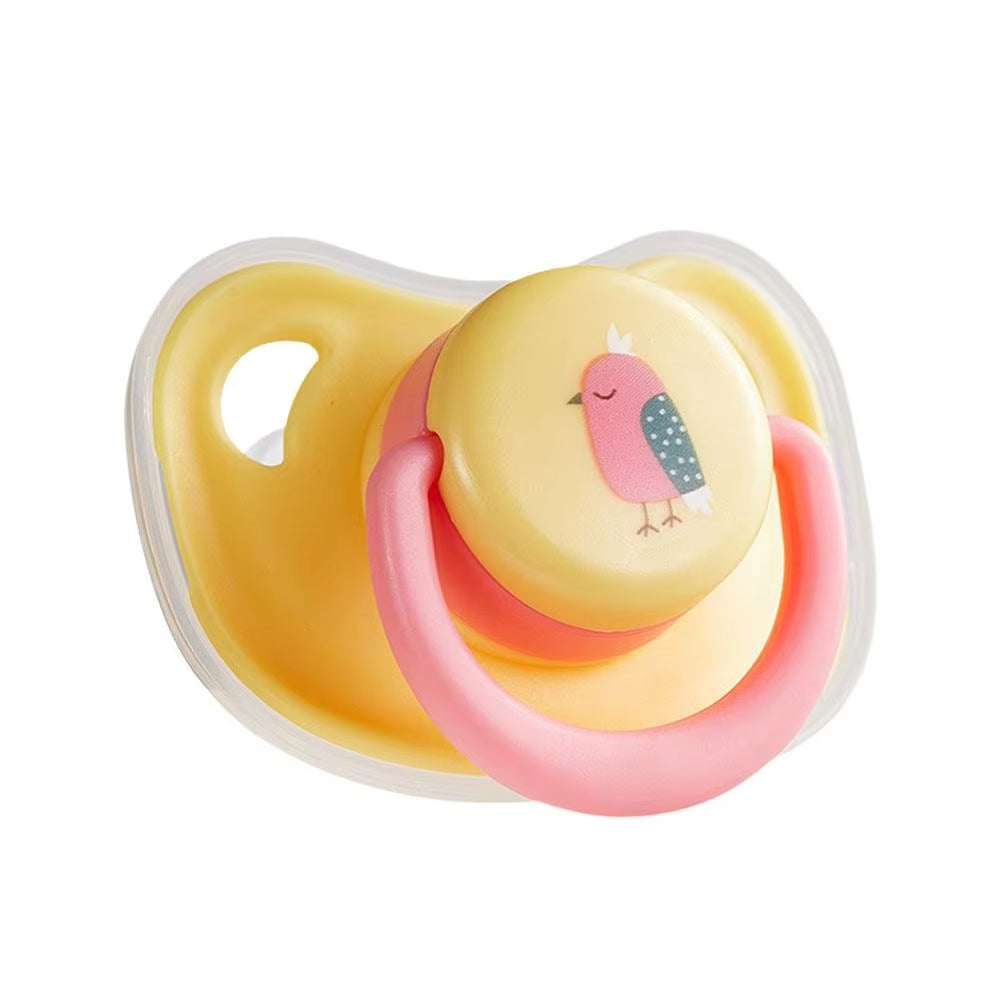 KFX-1281597 Poodle Molar Bite Silicone Pet Toy - Little Lion, Chick, and Dinosaur Nipple Designs