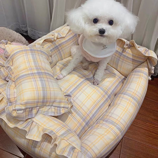 KFX-1283005 Removable and Washable Dog Mattress for Small Dogs with Replacement Set