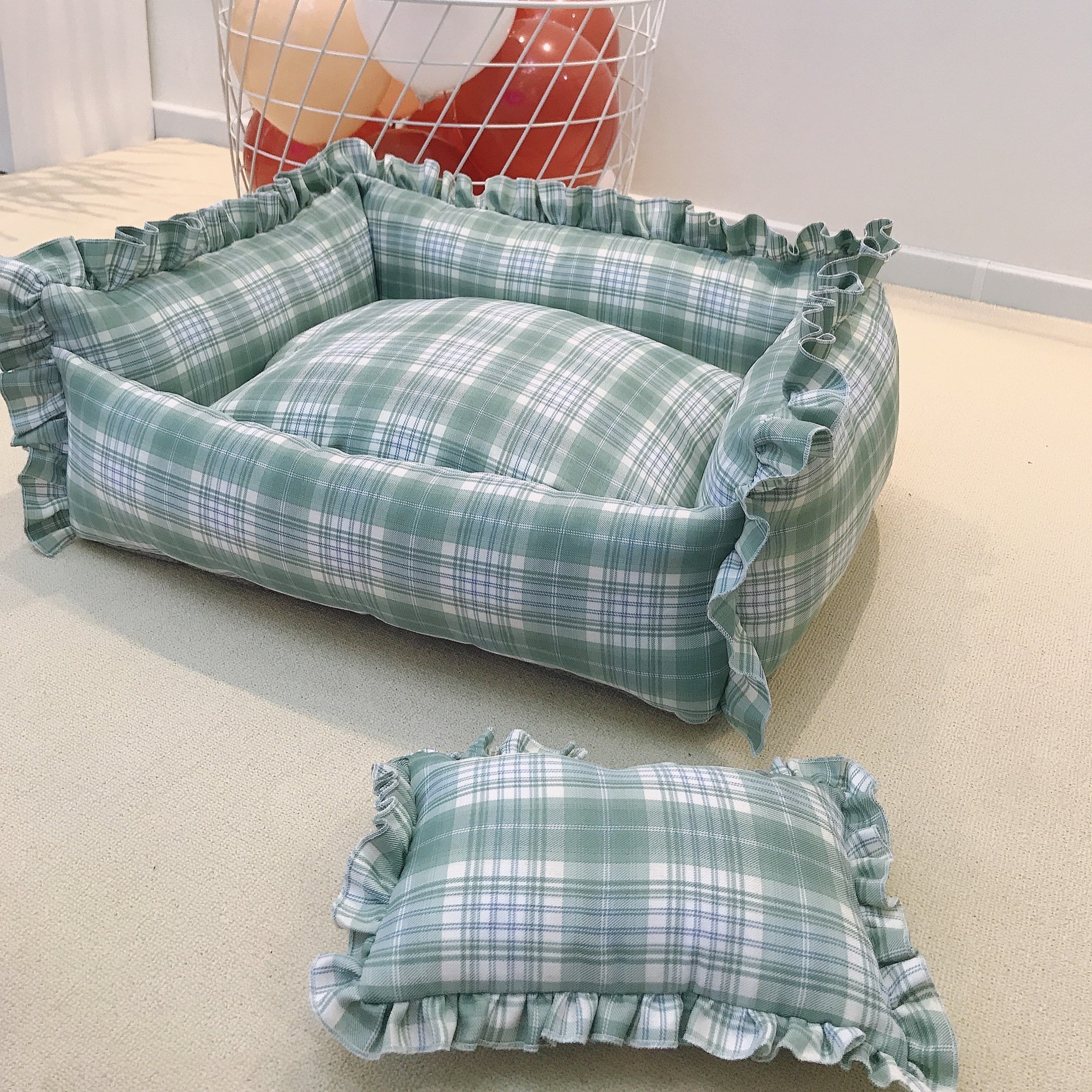 KFX-1283005 Removable and Washable Dog Mattress for Small Dogs with Replacement Set
