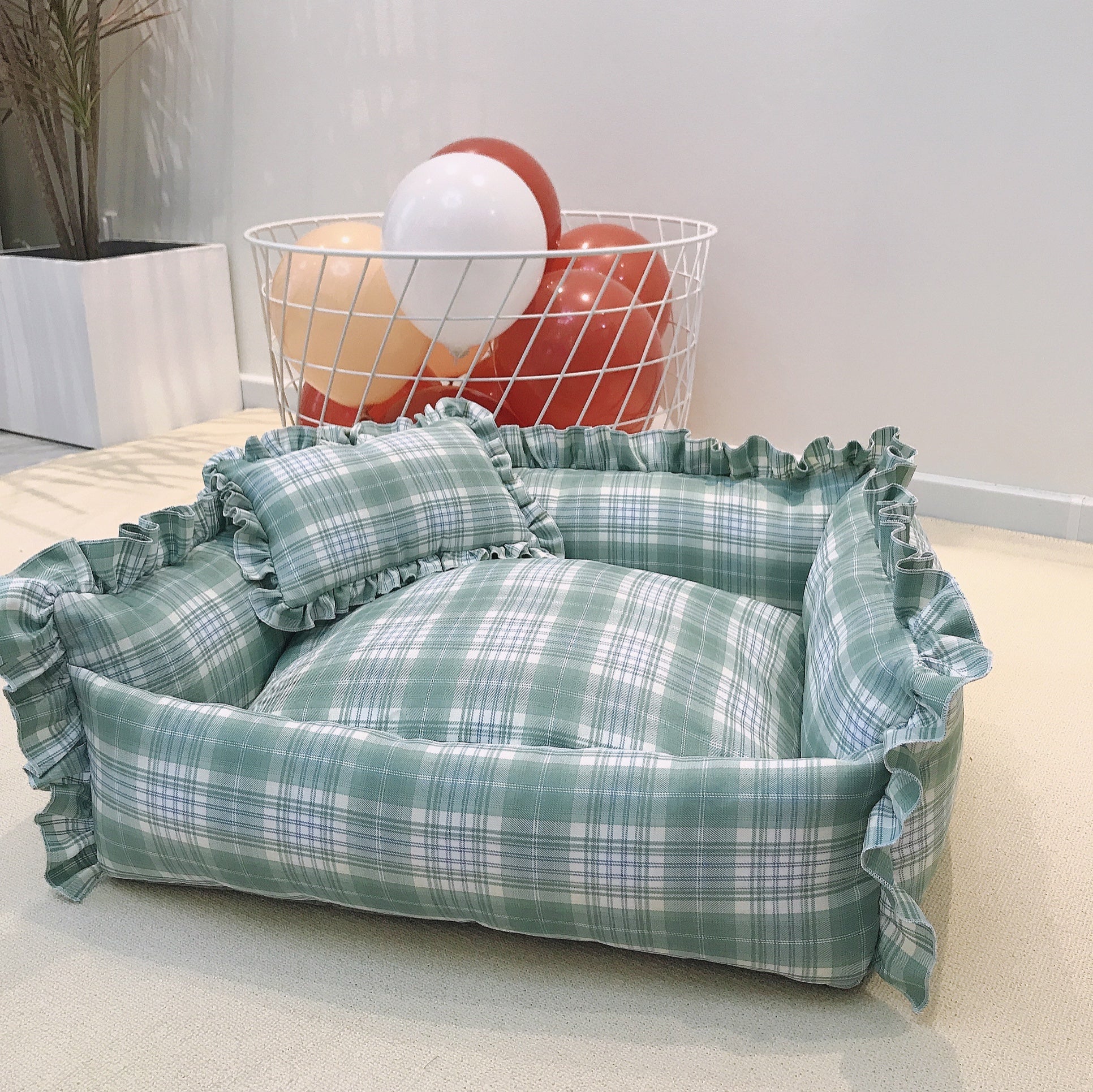 KFX-1283005 Removable and Washable Dog Mattress for Small Dogs with Replacement Set