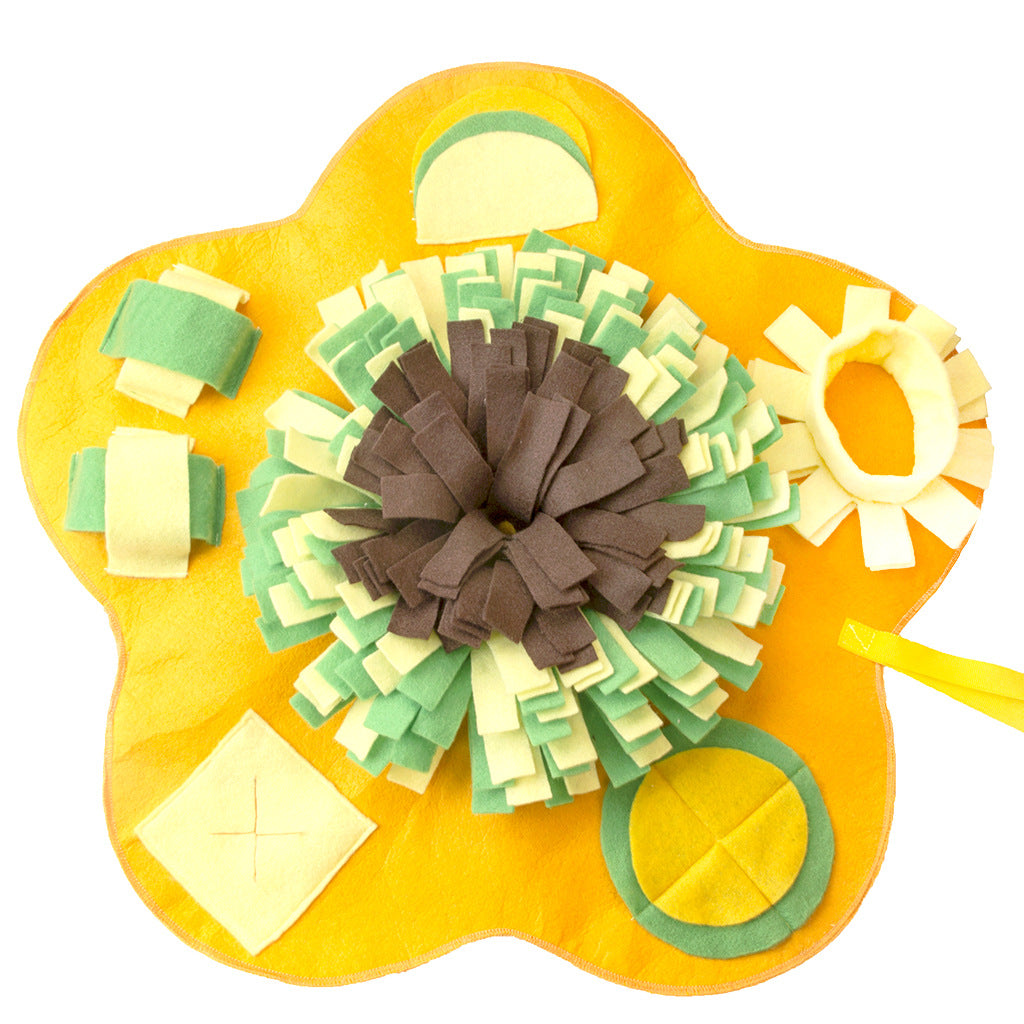 KFX-1283773 Sniff Pad for Pets - Cloth Material, 60x60cm Interactive Snuffle Mat