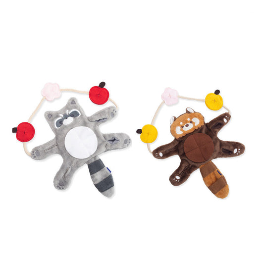 KFX-1288381 Interactive Plush Teddy Bear Toy for Small Dogs - Teeth Grinding and Food Hiding Accessory