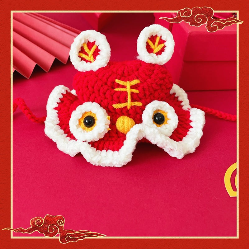 KFX-1292861 Festive Winter Pet Hats for Cats and Dogs – Tiger, Fruit, Frog Designs