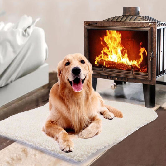 KFX-1296317 Soft and Cozy Removable Washable Pet Mat for Autumn and Winter, 60x45cm, 86.5x60.5cm, with Aluminum and Pearl Cotton Filling