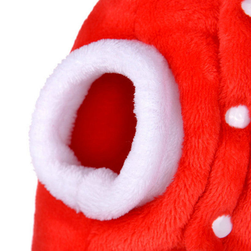 KFX-1304381 Cozy Pet Flannel Christmas Elk Outfit for Pets