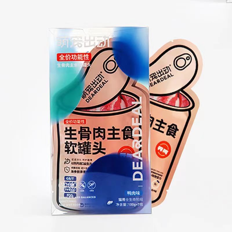 KFX-1306045 Natural Soft-Canned Salmon & Chicken Wet Food for Dogs and Cats, Nourishing Formula for Oral Care and Healthy Fur