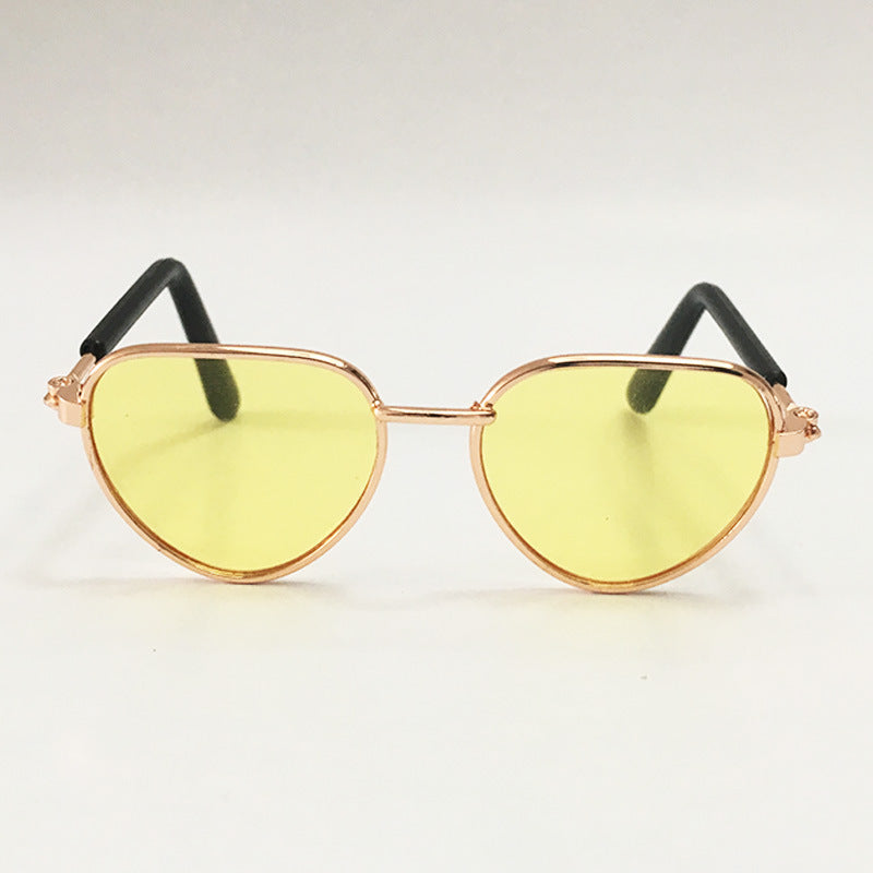KFX-1307581 Mini Cat Sunglasses in Various Colorful Designs - Ideal for Pet Fashion