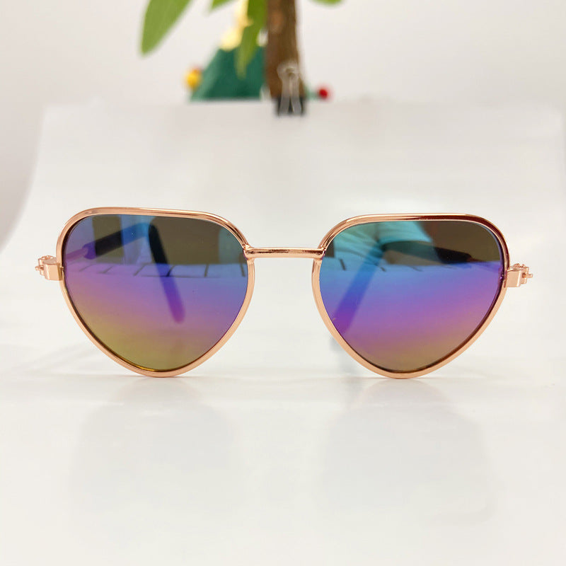 KFX-1307581 Mini Cat Sunglasses in Various Colorful Designs - Ideal for Pet Fashion
