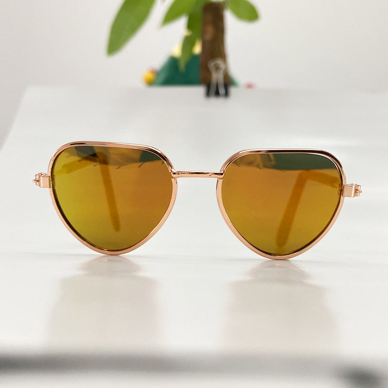KFX-1307581 Mini Cat Sunglasses in Various Colorful Designs - Ideal for Pet Fashion